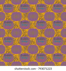 Bumper ball or bamperball football equipment seamless pattern for background.