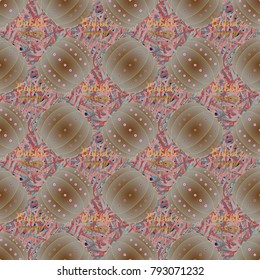 Bumper ball or bamperball football equipment seamless pattern for background.