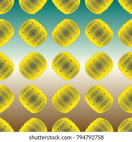 Bumper ball or bamperball football equipment pattern for background.