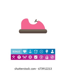 Bumper car icon