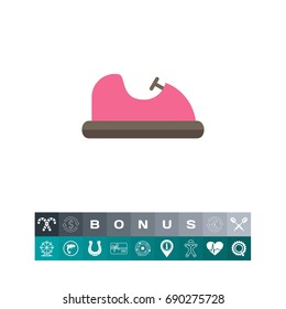 Bumper car icon