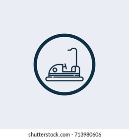 Bumper car icon