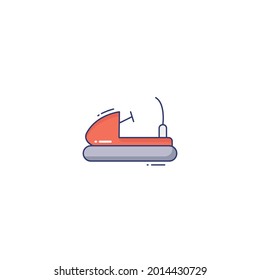 bumper car Icon Isolated On White Background