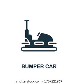 Bumper Car icon. Simple element from amusement park collection. Creative Bumper Car icon for web design, templates, infographics and more
