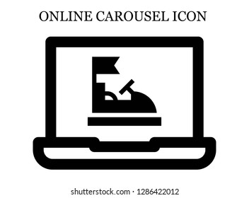 Bumper car search icon. Editable Bumper car search icon for web or mobile.