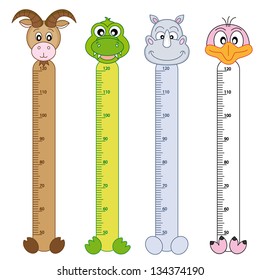 Bumper children meter wall. Wildlife Stickers
