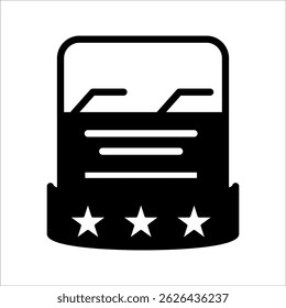 bumper icon , automotive icon vector