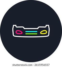 Bumper Line Multi Colour Circle