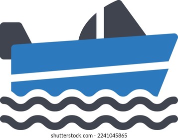 ilustración del vector parachoques en un fondo transparente. Símbolos de calidad superior. Iconos vectoriales de glifos para diseño de conceptos y gráficos. 
