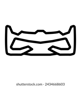 Bumper Vector Line Icon Design