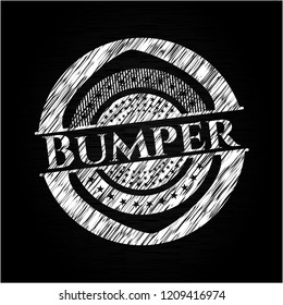 Bumper written on a chalkboard