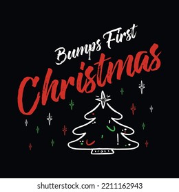 Bumps christmas t shirt design