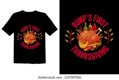 Bump's First Thanksgiving T Shirt