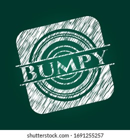 Bumpy with chalkboard texture. Vector Illustration. Detailed.