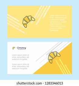 Bun abstract corporate business banner template, horizontal advertising business banner.