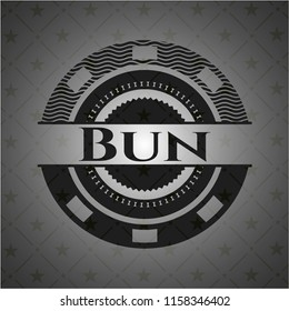 Bun dark emblem. Retro