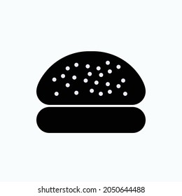Bun Icon. Bread, Cookie Symbol  - Vector.