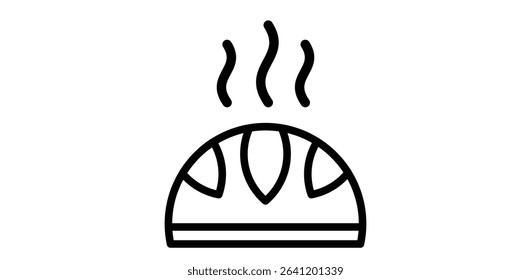 bun icon design for your coffee shop project