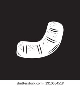 Bun icon. Simple element illustration. Bun symbol design template. Can be used for web and mobile