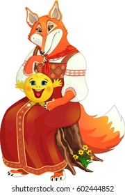 Bun on the nose of a fox.