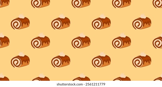 bun pattern background. Bread pattern background. seamless pattern of bread. bakery theme pattern. 
