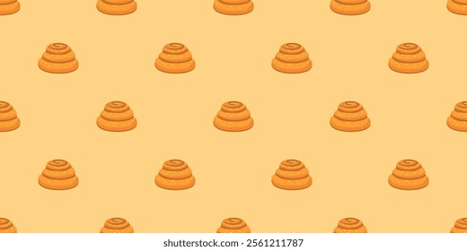 bun pattern background. Bread pattern background. seamless pattern of bread. bakery theme pattern. 

