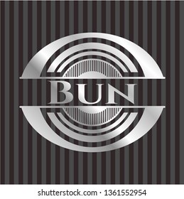 Bun silver shiny emblem