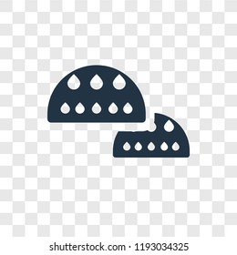 Bun vector icon isolated on transparent background, Bun transparency logo concept