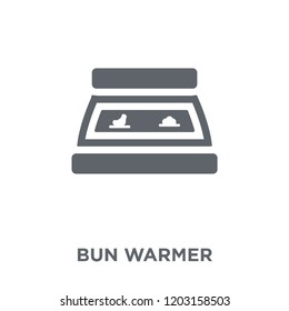 bun warmer icon. bun warmer design concept from Kitchen collection. Simple element vector illustration on white background.