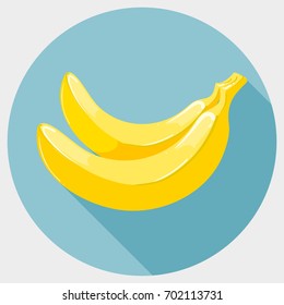 A bunch of bananas, an icon