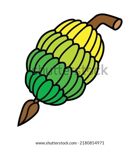 Bunch of Bananas - vector clipart bananas - coat of arms of Fiji - Fiji logo