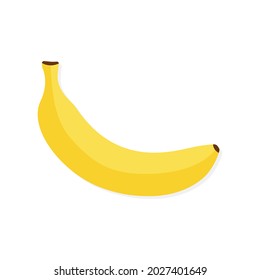 Conjunto de bananas icono vector sobre fondo blanco