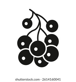 Bunch of berries in trendy design style