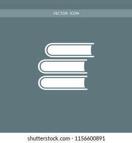 bunch of books icon illustration vector
