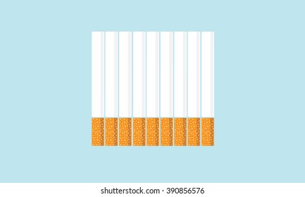 A bunch of Cigarettes vector