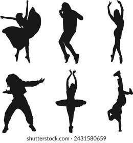 A bunch of Dancer with different dance 