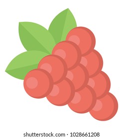 
A bunch of delicious grapes with leaf
