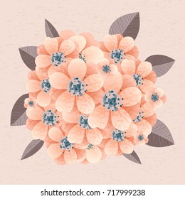 bunch of flowers on the background