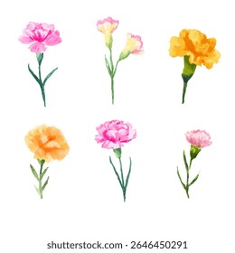 a bunch of flowers that are on a white surface
