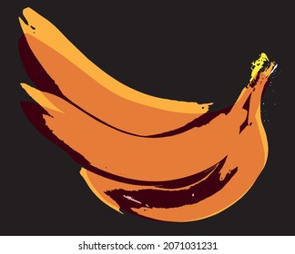 Bunch of fresh banana fruit