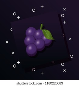 bunch of grapes design