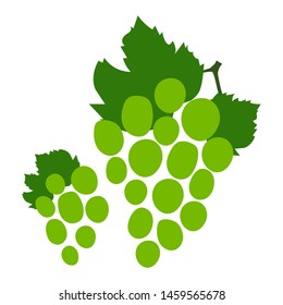 Bunch of grapes. Hand drawn doodle vector sketch. Sweet food