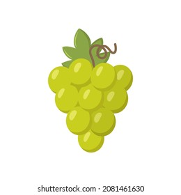 Uvas de manto maduras jugoso vino bello ícono icono ilustración vectorial.