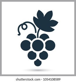 Bunch of grapes simple icon