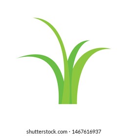 A bunch of grass. Blade of grass icon. Vector illustration.