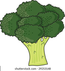 A bunch of green, leafy brocolli on a white background