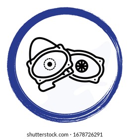 Bunch of n95 respirator precaution Concept, coronavirus infection protection mask on white backgruond, Coronavirus disease COVID-19 Infection Control Guard Vector Icon design