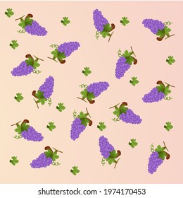 A bunch of purple Grapes filling the frame.