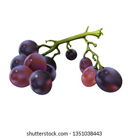 BUNCH OF  RED GRAPES BERRY image