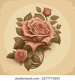 Rosensträucher blühen